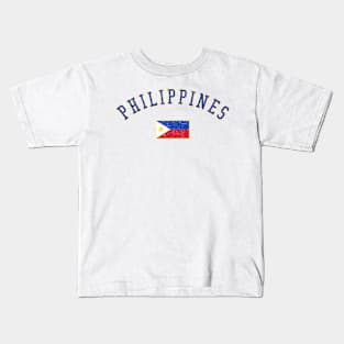 Philippines Heritage  Flag Vintage Kids T-Shirt